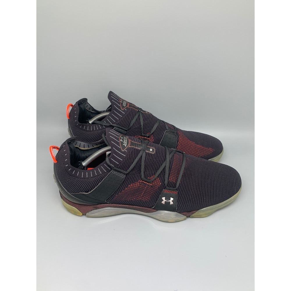 Under Armour HOVR Tour Spikeless Black Red Golf Shoes 3025069-001 Men's Sz 13